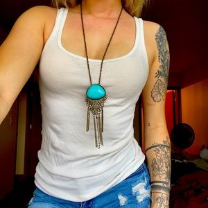 Turquoise Rock Pendant